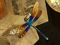 Dragonfly Pendant in Stainless Steel